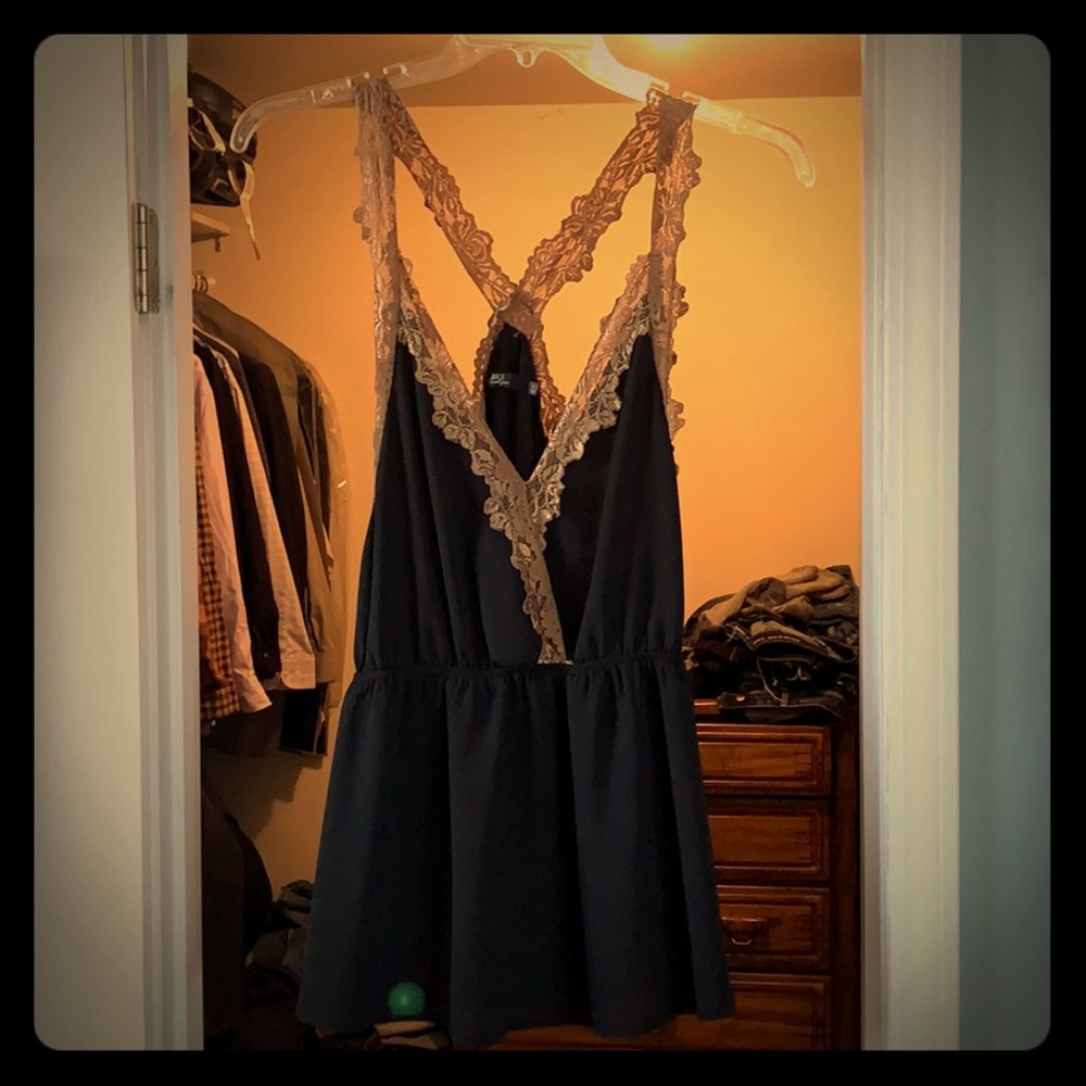 Black and Gold top